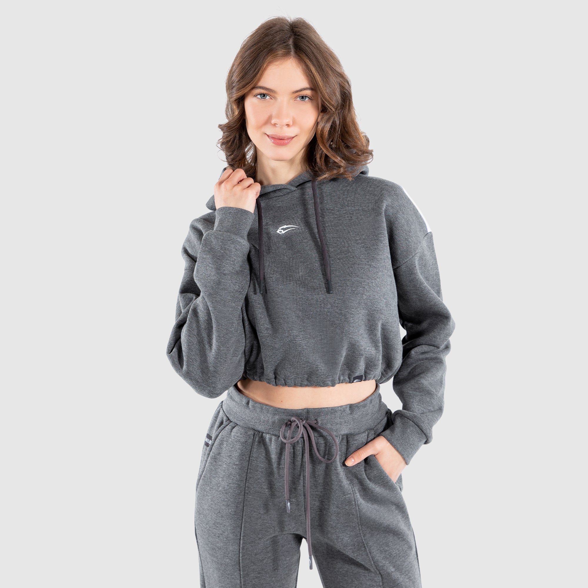 Sudadera corta con capucha Jessica