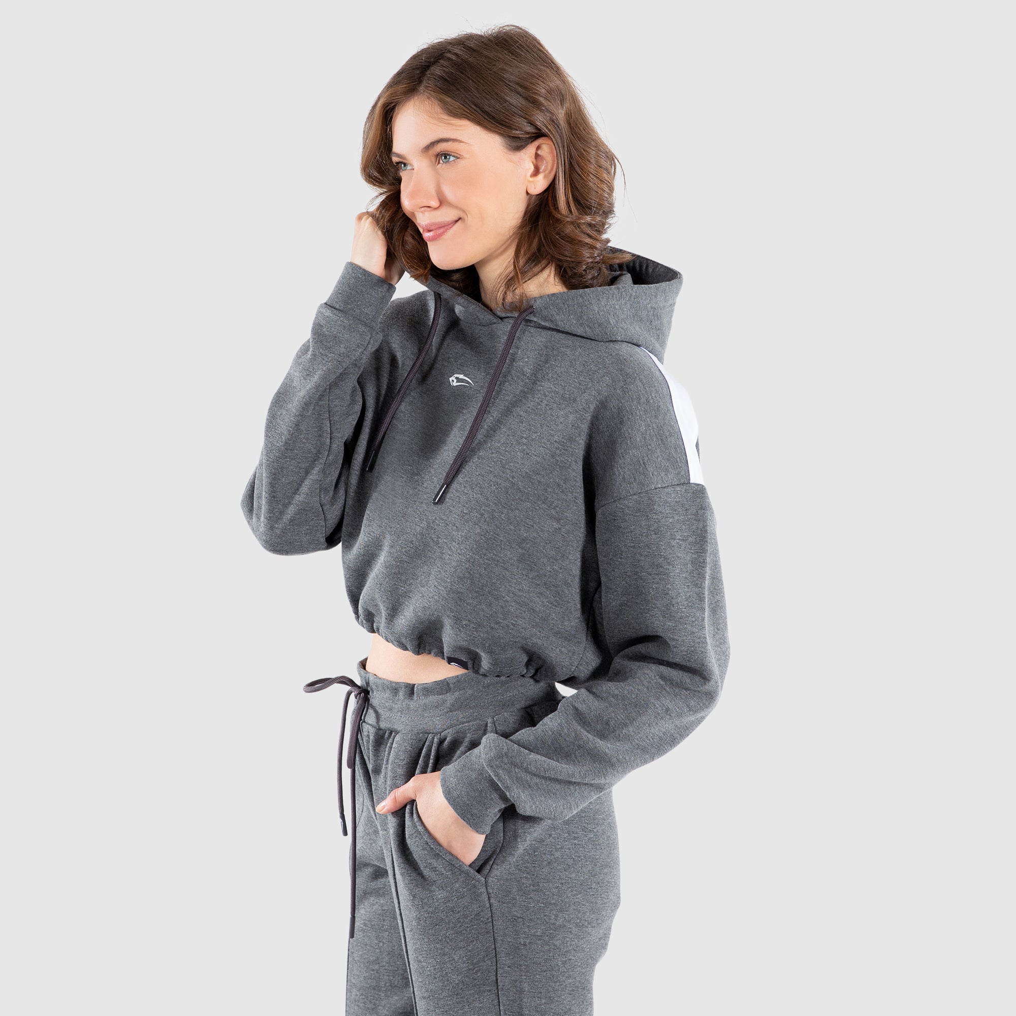 Sudadera corta con capucha Jessica